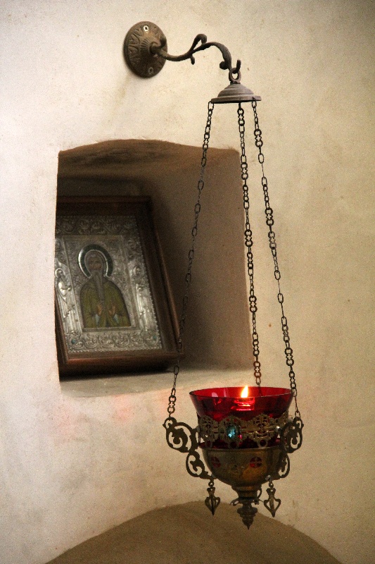 St. David of Garedza - over the grave of St. David...