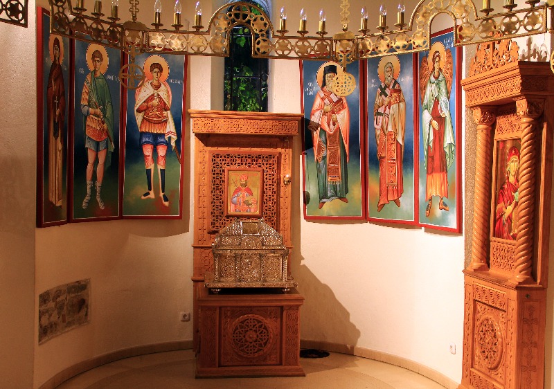 Saint Lazar relics in Lazarica church in Kruszovac
