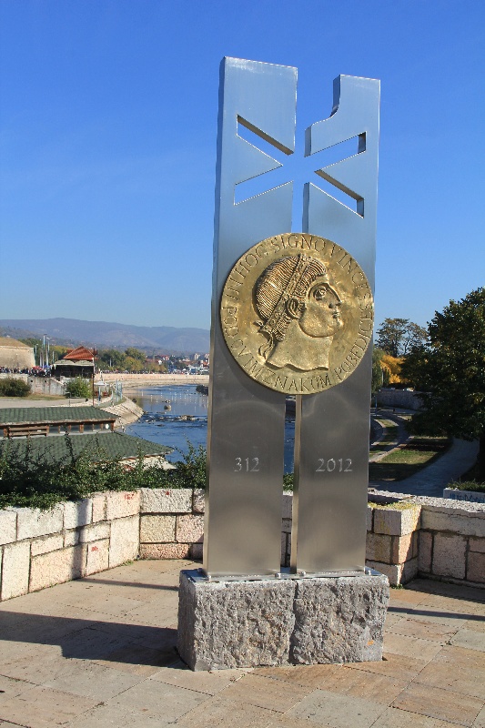St. Constantine the Great monument in Nis