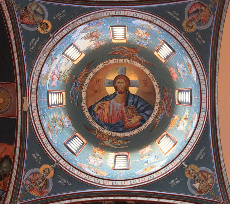 Христос Пантократор,црква Св.Марије Магдалене у селу Роанда
