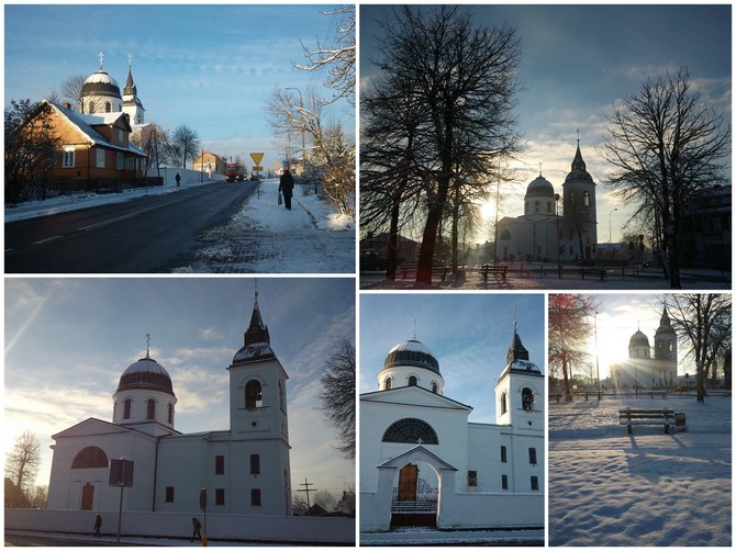 sunny winter morning