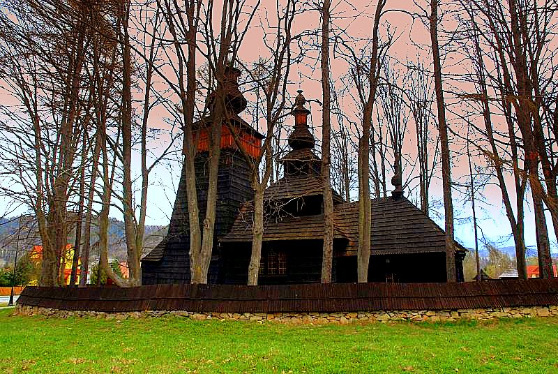 Powroźnik pod Krynicą Górską - cerkiew św. Jakuba