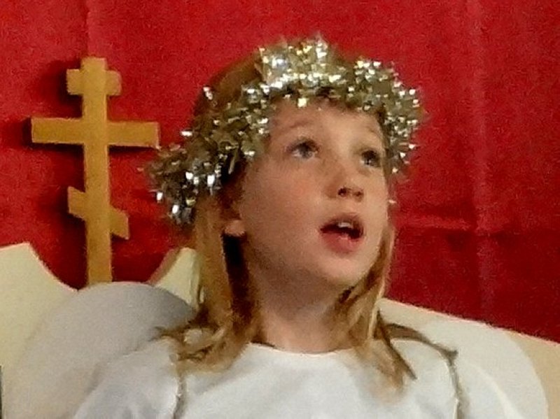 An Angel in the Christmas program