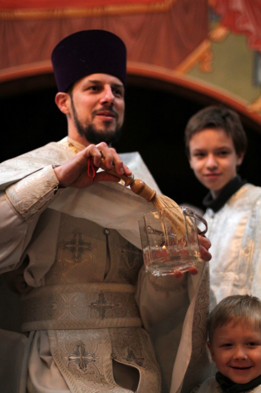 The feast of Baptism of Jesus Christ in Zwierki Monastery