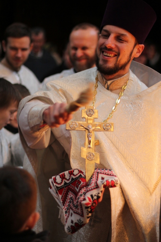The feast of Baptism of Jesus Christ in Zwierki Monastery