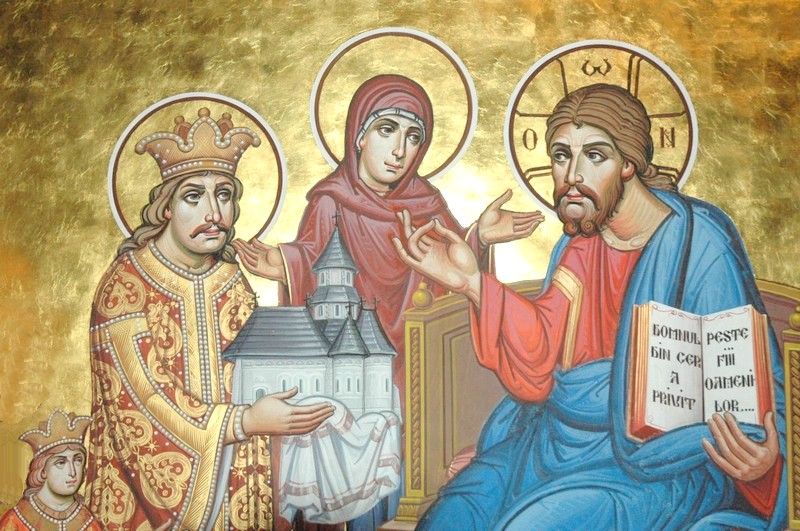 Putna - freski w cerkwi monasteru 