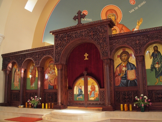 St Luke's New Iconostasis