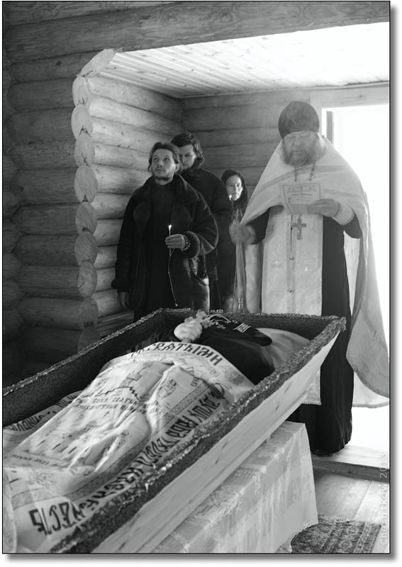 Погребение схииеромонаха Алипия