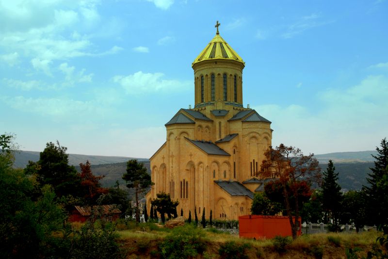 Tbilisi - kompleks cerkiewny Cminta Sameba