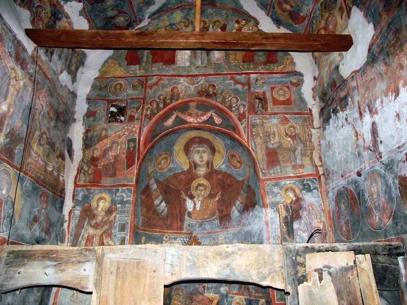 Стенописи от манастирската църква "Св.Димитър", град Бобошево /1488г./   