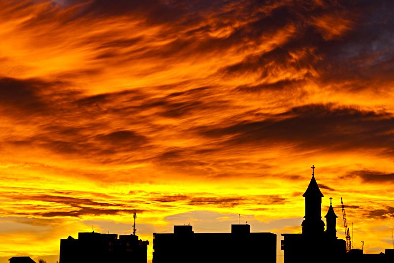 Fire in the sky