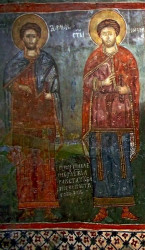 Nikolay_BG 
Стенописи от манастирската църква "Св.Димитър", град Бобошево /1488г./   
2013-02-18 21:32:22
