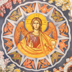 Wyoryka 
Iisus Hristos, Mănăstirea Sfânta Treime - Radu-Vodă, cupola clopotniţei. Bucureşti, România. 
2013-03-31 11:38:21
