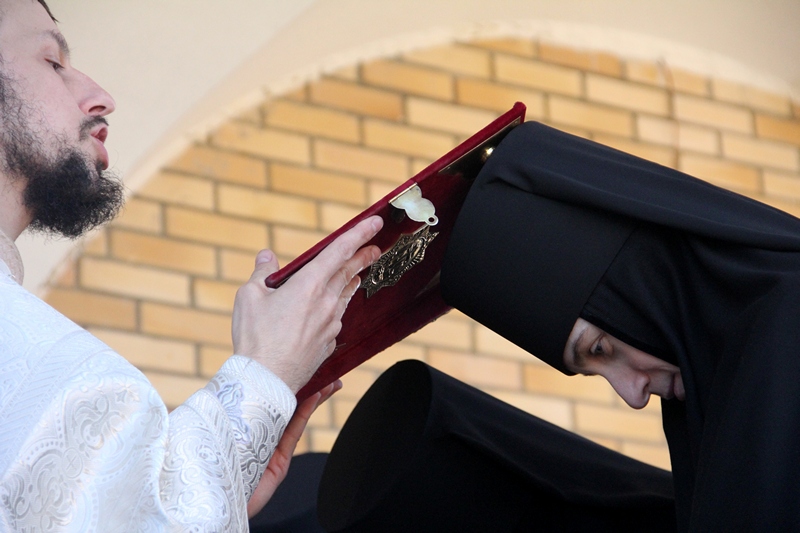 Paschal procession in Zwierki monastery