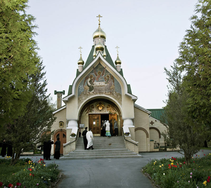 Russian  Orthodox  monastery Holy Trinity in Jordanville,USA