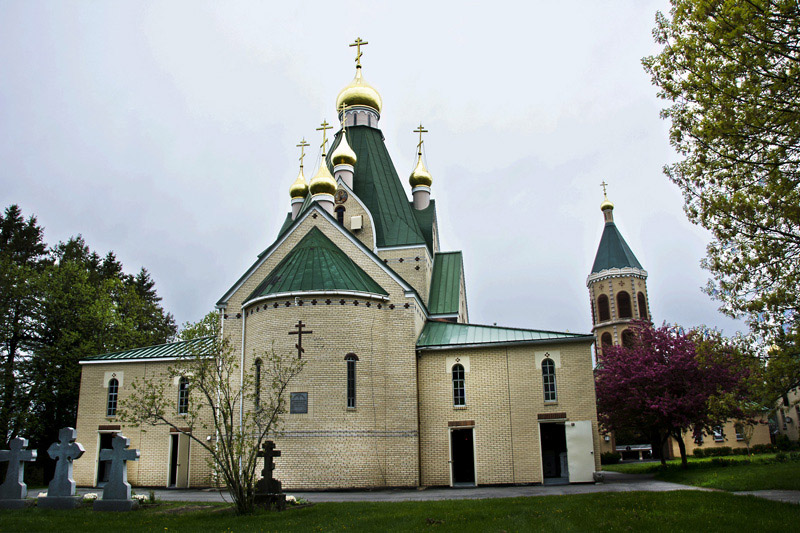 Russian  Orthodox  monastery Holy Trinity in Jordanville,USA