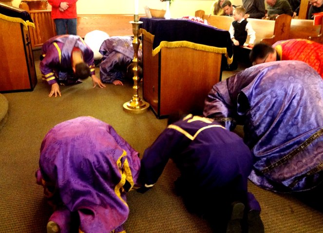 BEFORE THY CROSS WE BOW DOWN IN WORSHIP