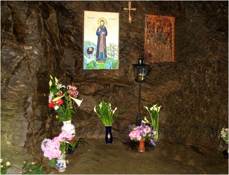 Cave of St Ioan of Prislop Monastery