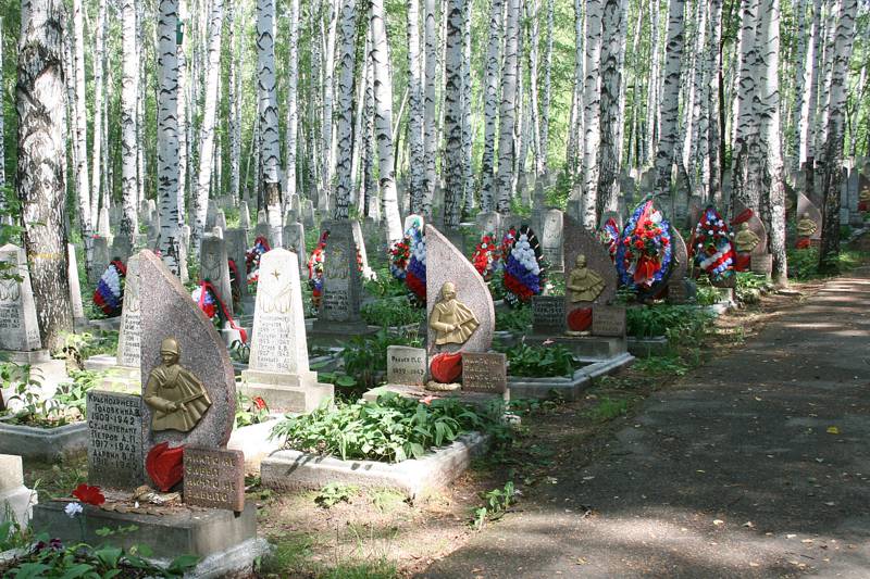 Пермь Госпитальный участок Егошихинского кладбища