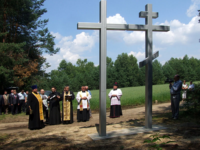Ekumeniczne poświęcenie krzyży.