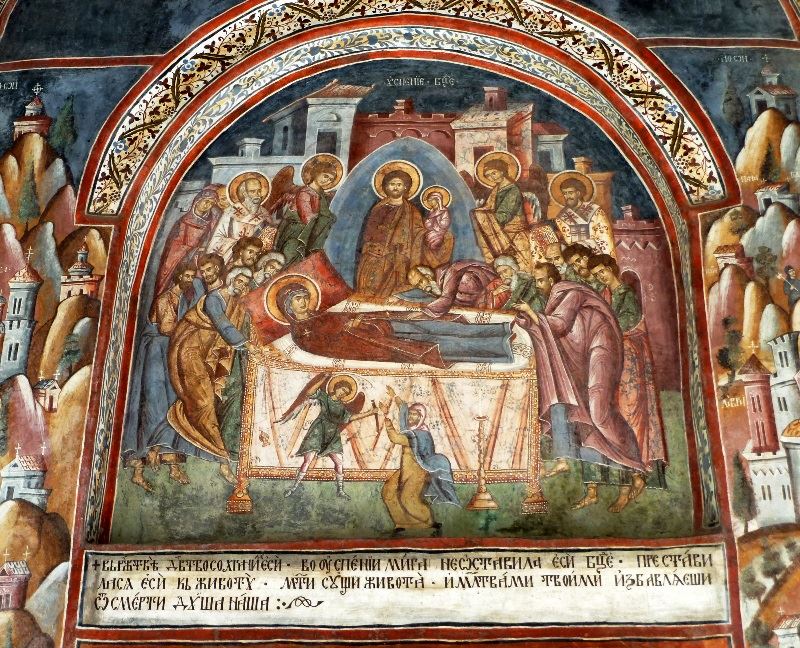 Adormirea Maicii Domnului, la mănăstirea Polovragi