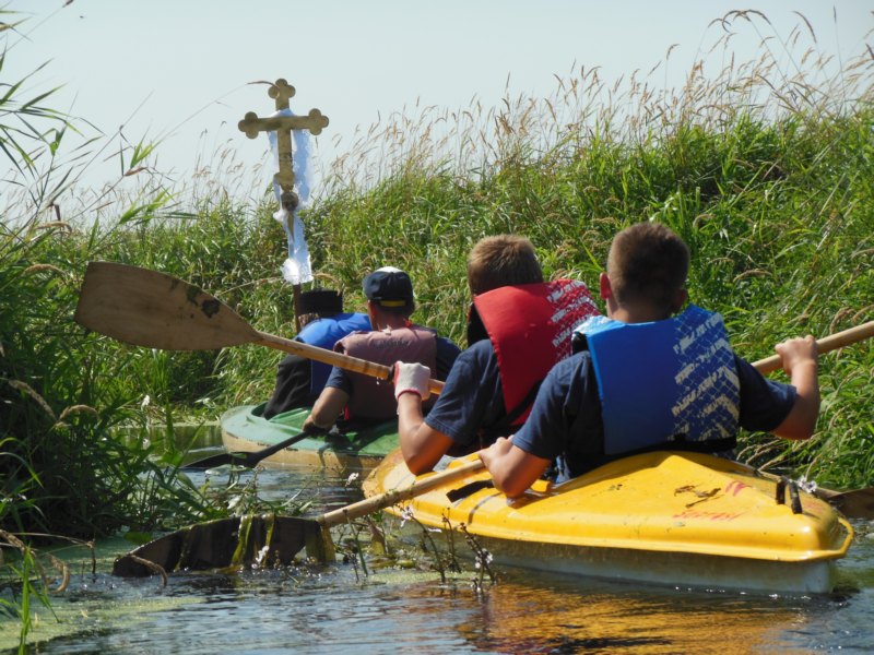 Pilgrimage on boats. From Gródek to Supraśl...