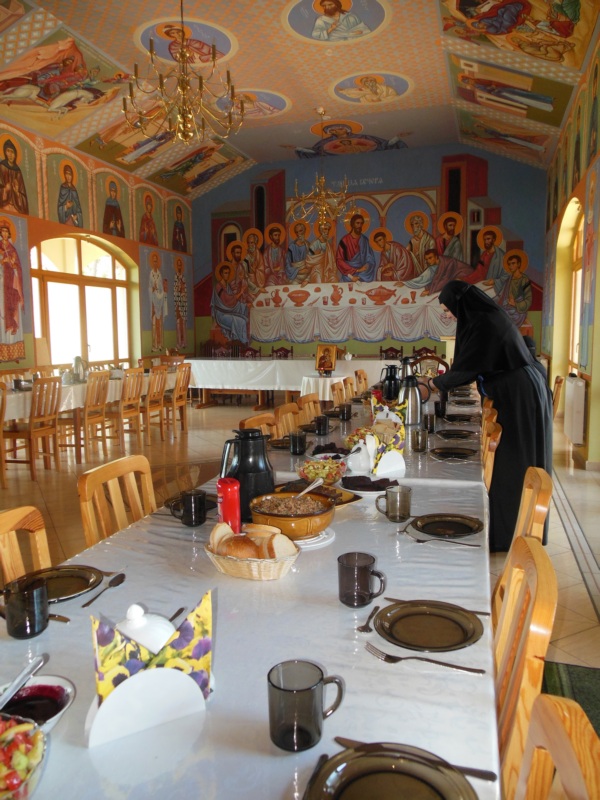 Refectory in Grabarka convent.