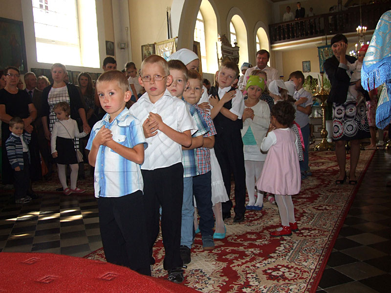Oczekiwanie na świętą komunię