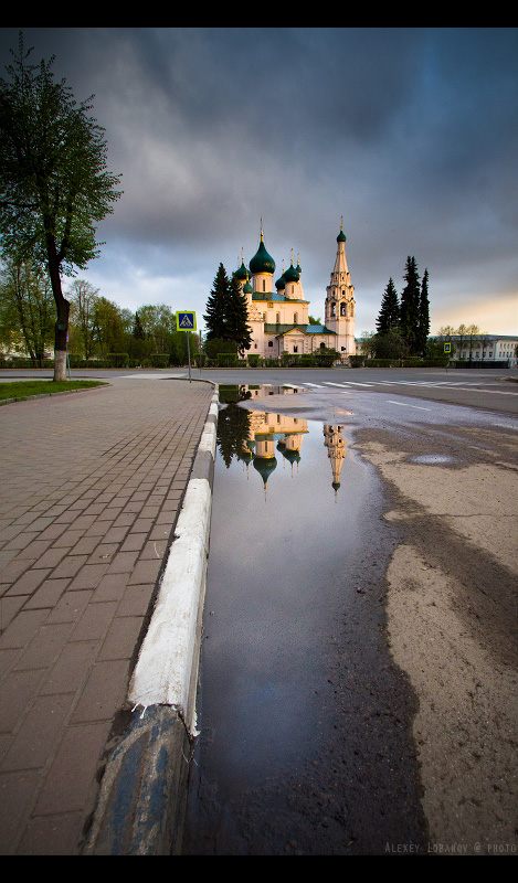 Evening. Ilya Prorok Сhurch. Yaroslavl