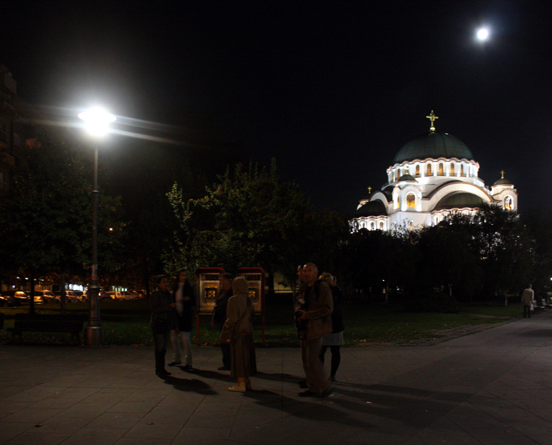 Belgrade by night and Serbian friends :)