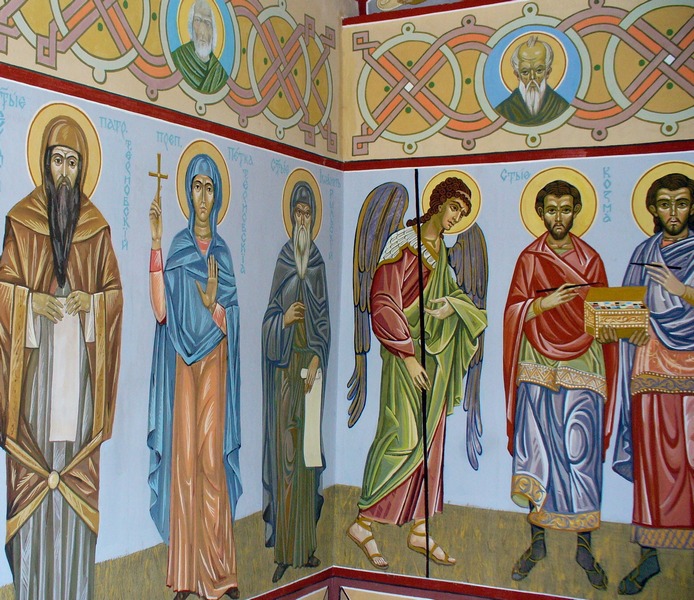 Dobri Dolski Monastir, Frescos in Sv.Sv. Kosma & Damian