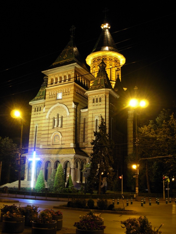 Romanian Orthodox cathedral in Timişoara /Romania