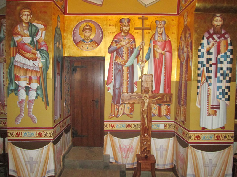 Фреске у цркви Светог саве у селу Грачац-Church of Saint Sava in Gracac 