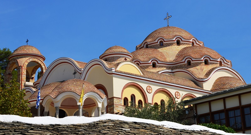 The Monastery of Archangel Michael in Thassos