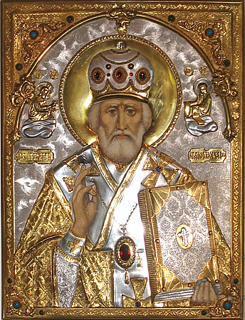 Saint Nicholas icon, Georgia