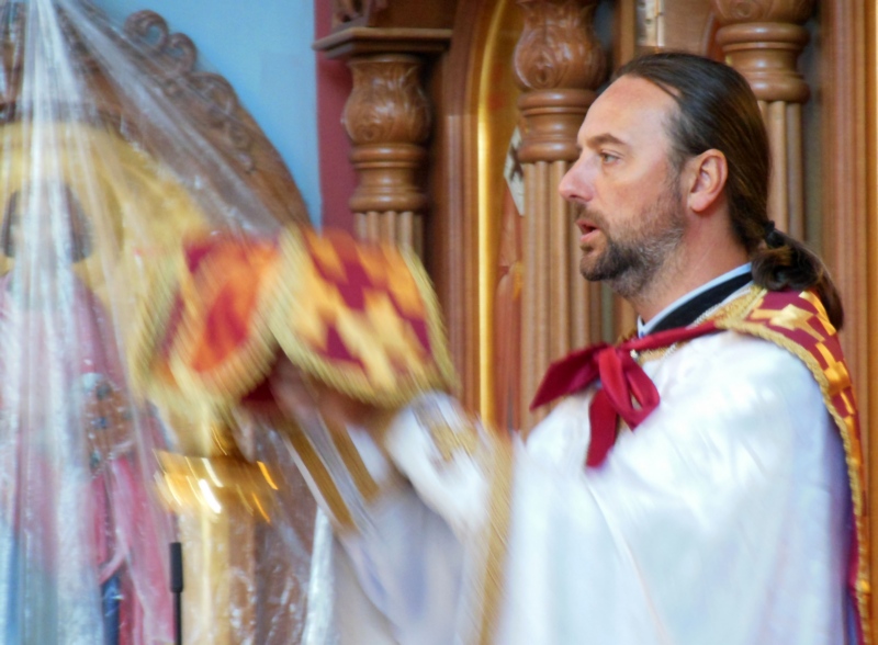 Serving Divine Liturgy in Szczecin