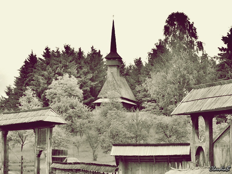 Bisericuța de la Muzeul satului Maramureș