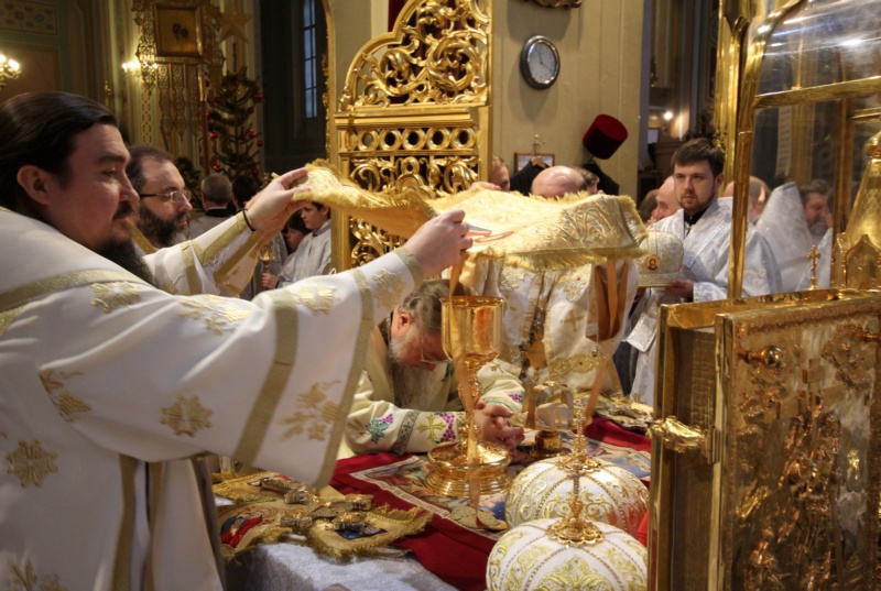 Divine Liturgy in St. Mary Magdalene Cathedral in Warsaw