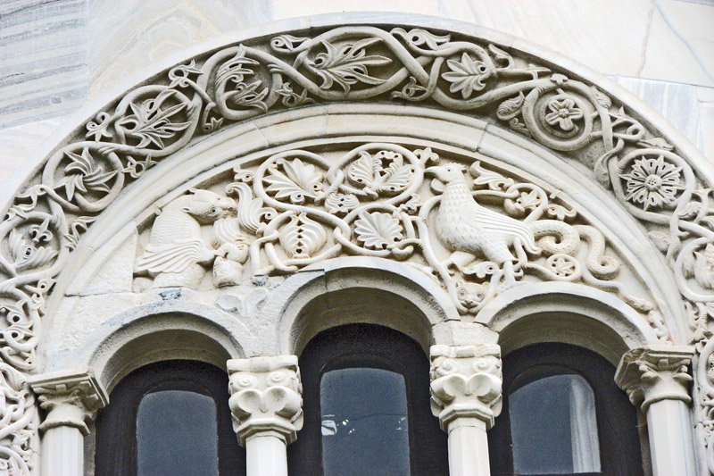 Detalj iy Bogorodicine crkve Manastira Studenica
