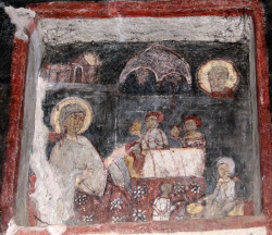 cristiangeorge 
Frescă originală din timpul domnitorului Matei Basarab, în biserica schitului Turbați. 
2014-01-02 20:46:54
