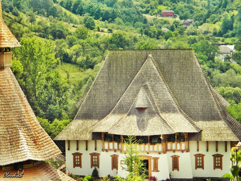 Muzeul de icoane și carte veche Gavril de Bârsana - vedere de sus