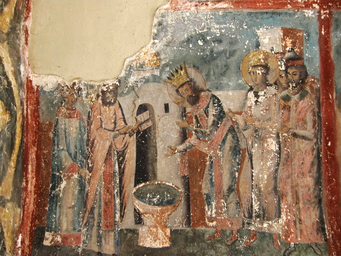Sts. Varlaam the monk, Joasaph the prince and king Avenir, his father