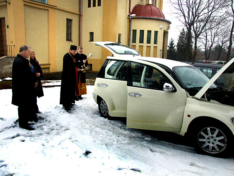 Poświęcenie samochodu