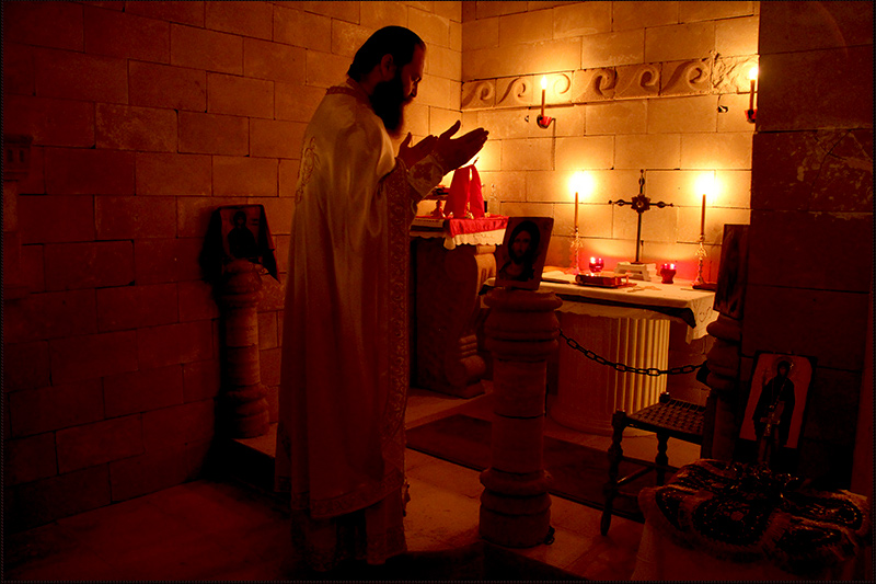 Divine Liturgy in Catacombs