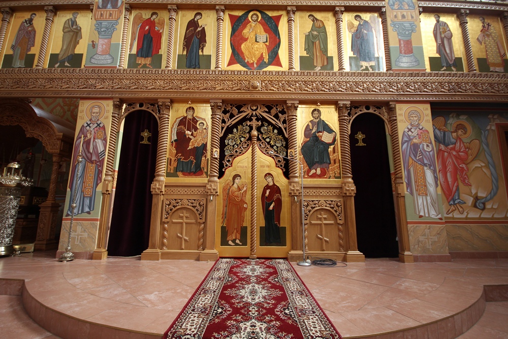 Interior od the St. Child-Martyr Gabriel monastery church in Zwierki Convent 2