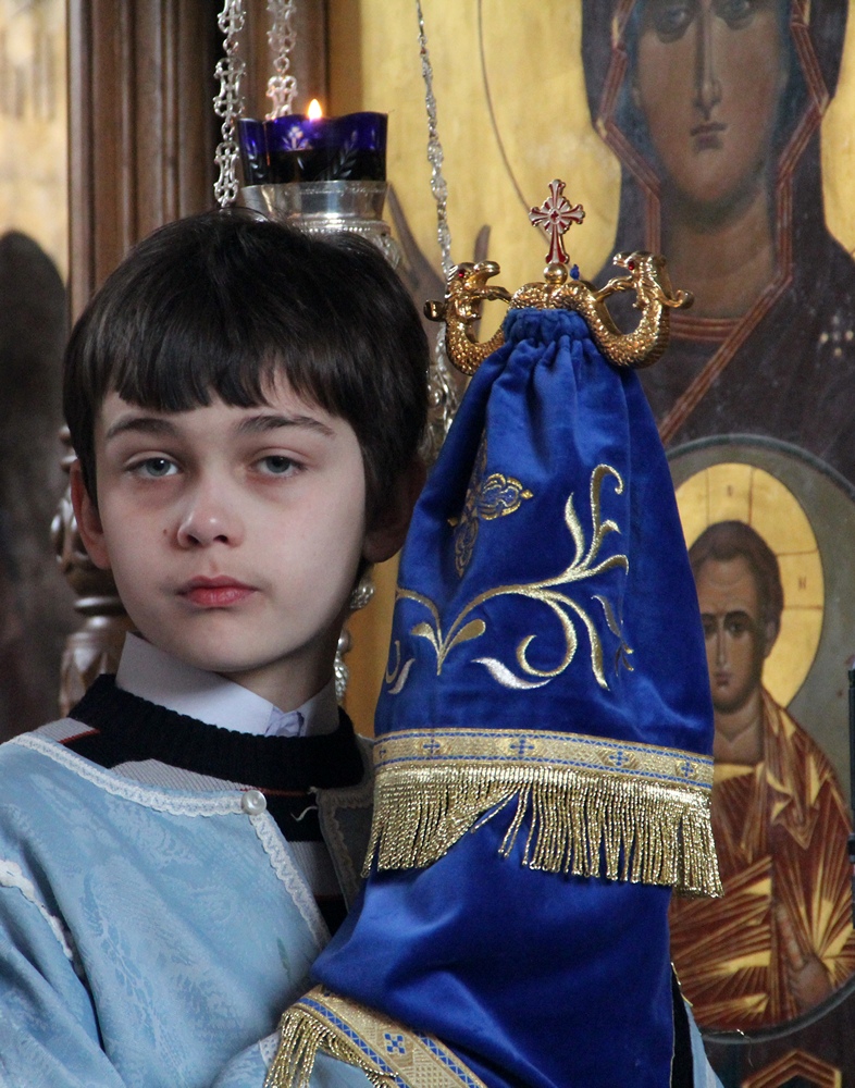 Annunciation in Suprasl Monastery