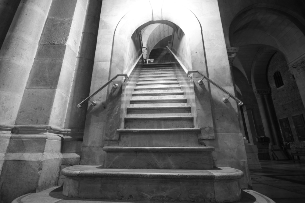 The Stairs leading to Golgotha