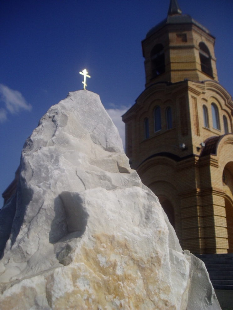 Наш сельский храм св. Георгия Победоносца.
