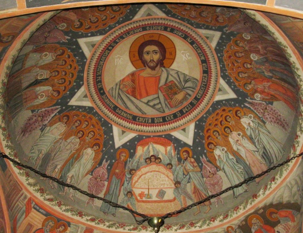 Biserica Mănăstirii Robaia - Iisus Hristos Pantocrator.