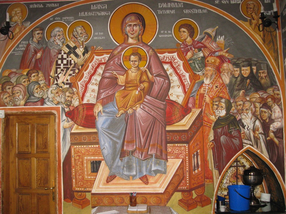 Biserica Mănăstirii Robaia - Maica Domnului Mijlocitoarea.